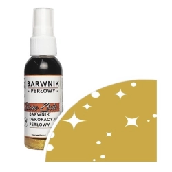 Barwnik do dekoracji perłowy złoty spray 50ml